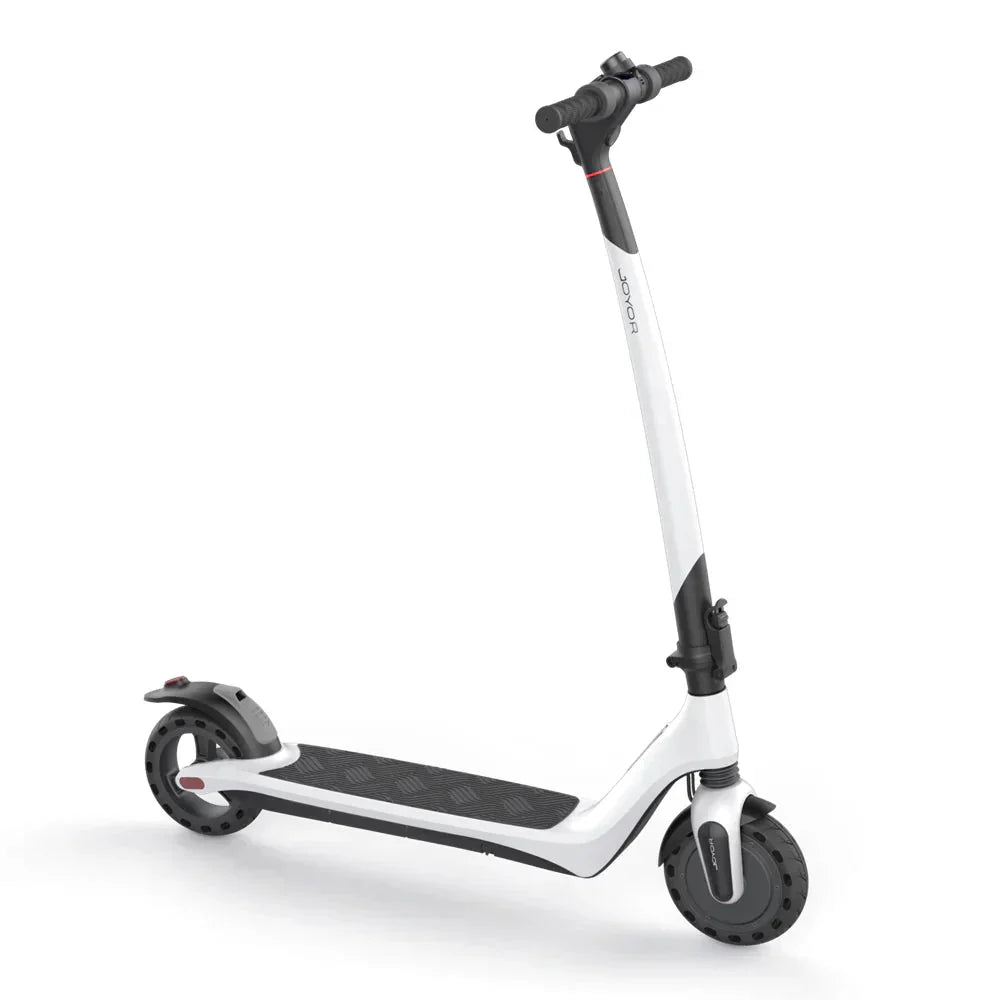 HKM-A3 Eco 21.7 Miles 36V 8Ah 288Wh 350W Single-Motor Drive Extended-Range Foldable Electric Scooter - White
