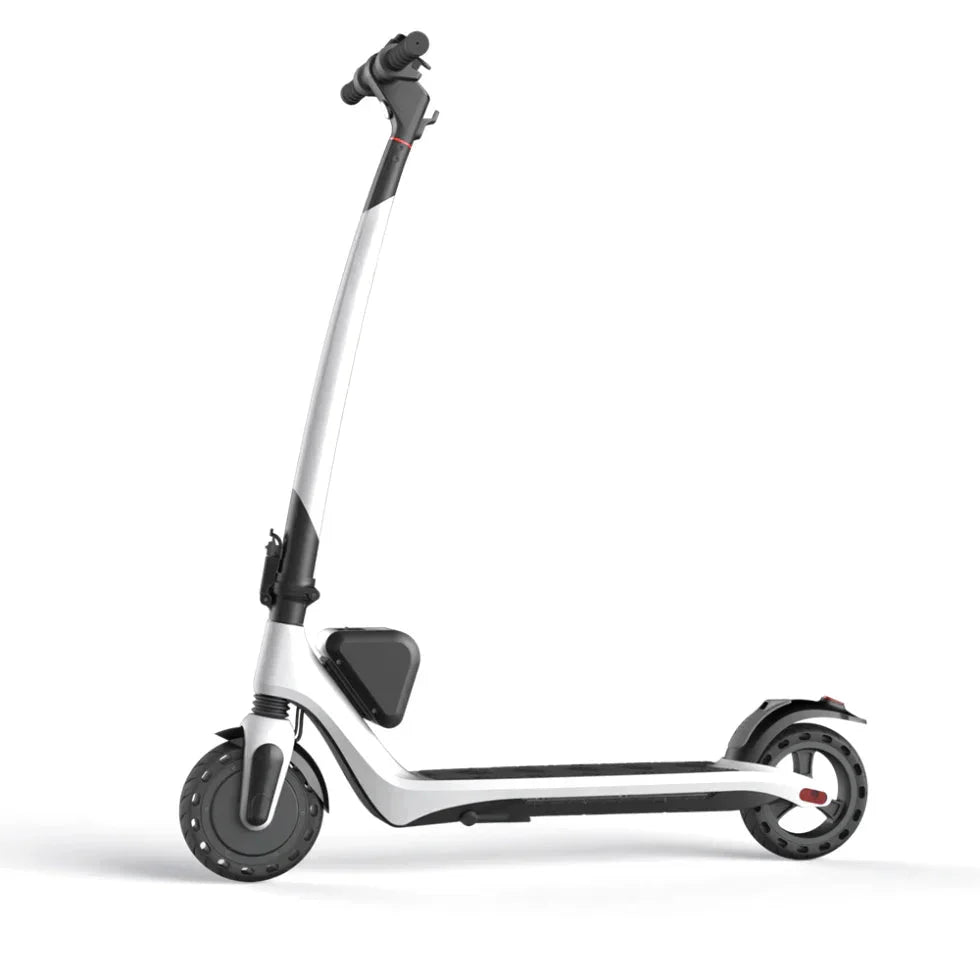 HKM-A3 Plus 27.9 Miles 36V 13Ah 468Wh 350W Single-Motor Drive Extended-Range Foldable Electric Scooter - White