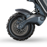 HKM-E6M 54.9 Miles 60V 31.5Ah 1890Wh 3200W Dual-Motor Drive Long-Range Off-Road Electric Scooter - Black