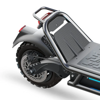 HKM-E6M 54.9 Miles 60V 31.5Ah 1890Wh 3200W Dual-Motor Drive Long-Range Off-Road Electric Scooter - Black