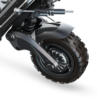 HKM-E6M 54.9 Miles 60V 31.5Ah 1890Wh 3200W Dual-Motor Drive Long-Range Off-Road Electric Scooter - Black