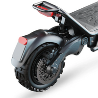 HKM-E6M 54.9 Miles 60V 31.5Ah 1890Wh 3200W Dual-Motor Drive Long-Range Off-Road Electric Scooter - Black