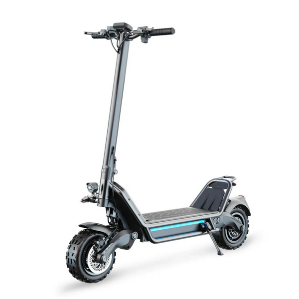 HKM-E6M 62.9 Miles 60V 31.5Ah 1890Wh 3200W Dual-Motor Drive Long-Range Off-Road Electric Scooter - Black