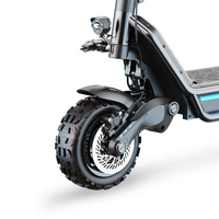 HKM-E8M 79.9 Miles 72V 38.5Ah 2772Wh 4800W Dual-Motor Drive Long-Range Off-Road Electric Scooter - Black