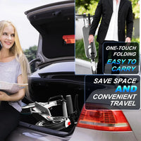 HKM-M1X 15.5 Miles 36V 7.8Ah 280Wh 350W Single-Motor Drive Long-Range Foldable Electric Scooter - Black