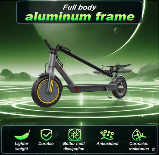 HKM-M1X 15.5 Miles 36V 7.8Ah 280Wh 350W Single-Motor Drive Long-Range Foldable Electric Scooter - Grey