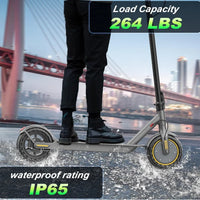 HKM-M1X 15.5 Miles 36V 7.8Ah 280Wh 350W Single-Motor Drive Long-Range Foldable Electric Scooter - Grey