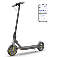 HKM-M1X 15.5 Miles 36V 7.8Ah 280Wh 350W Single-Motor Drive Long-Range Foldable Electric Scooter - Grey