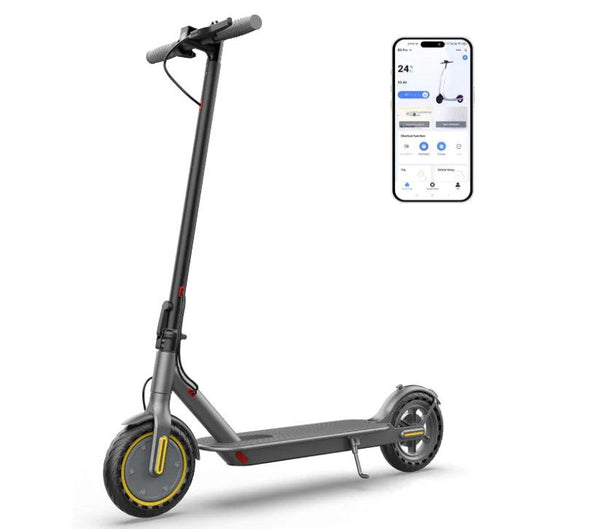 HKM-M1X 15.5 Miles 36V 7.8Ah 280Wh 350W Single-Motor Drive Long-Range Foldable Electric Scooter - Grey