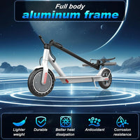 HKM-M1X 15.5 Miles 36V 7.8Ah 280Wh 350W Single-Motor Drive Long-Range Foldable Electric Scooter - White