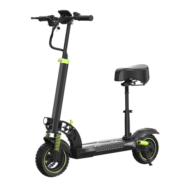 HKM-M4X 27.9 Miles 48V 15.6Ah 748Wh 800W Single-Motor Drive Long-Range Foldable Electric Scooter - Black