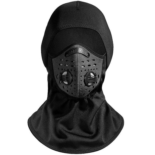 HKM-MKW-104 Touring Winter Motorcycle Balaclava - Black