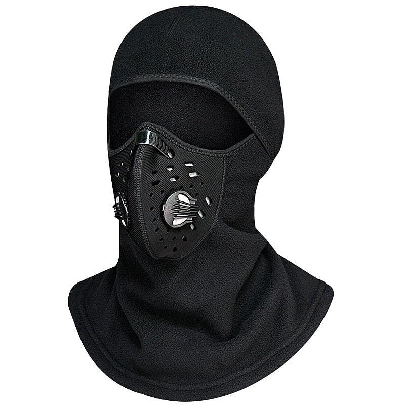 HKM-MKW-119 Touring Winter Motorcycle Balaclava - Black