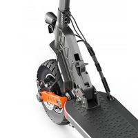 HKM-S10M 55.9 Miles 60V 18Ah 1080Wh 2000W Dual-Motor Drive Long-Range Off-Road Electric Scooter - Black