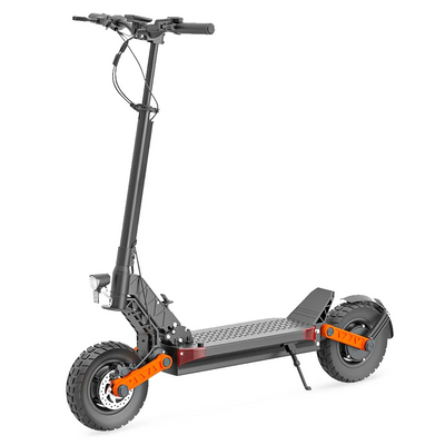 HKM-S10M 55.9 Miles 60V 18Ah 1080Wh 2000W Dual-Motor Drive Long-Range Off-Road Electric Scooter - Black