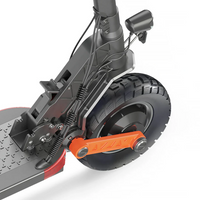 HKM-S11M 62.9 Miles 60V 22.4Ah 1344Wh 2800W Dual-Motor Drive Long-Range Off-Road Electric Scooter - Black