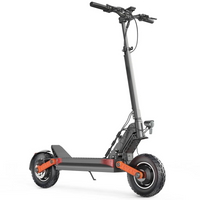 HKM-S11M 62.9 Miles 60V 22.4Ah 1344Wh 2800W Dual-Motor Drive Long-Range Off-Road Electric Scooter - Black