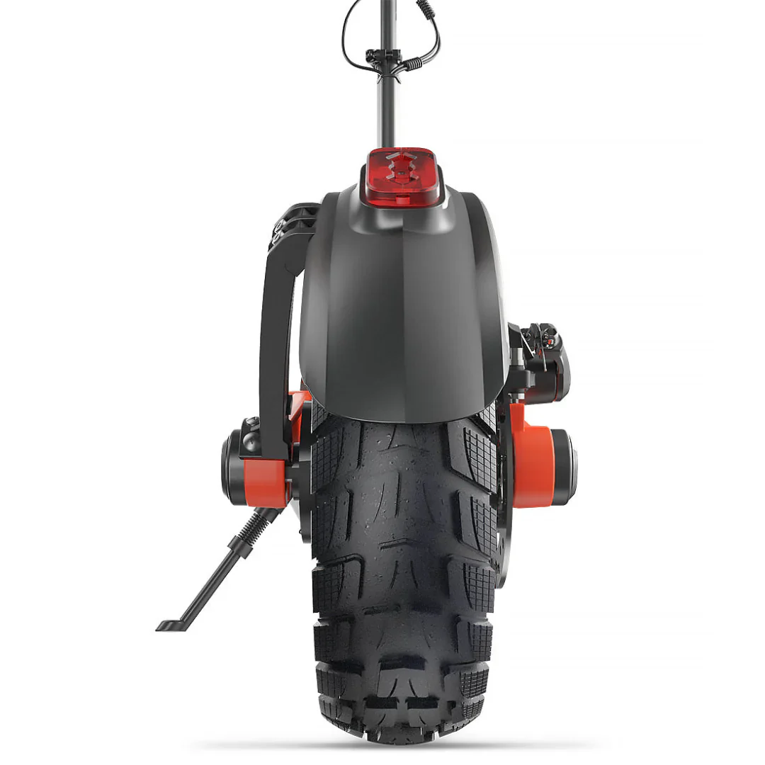 HKM-S11M 62.9 Miles 60V 22.4Ah 1344Wh 2800W Dual-Motor Drive Long-Range Off-Road Electric Scooter - Black