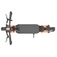 HKM-S5M 32.9 Miles 48V 13Ah 624Wh 800W Single-Motor Drive Long-Range Off-Road Electric Scooter - Black