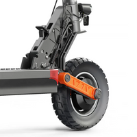 HKM-S8M 55.9 Miles 48V 26Ah 1248Wh 1600W Dual-Motor Drive Long-Range Off-Road Electric Scooter - Black
