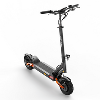 HKM-T10M Pro 46.9 Miles 60V 18Ah 1080Wh 2000W Dual-Motor Drive Long-Range Off-Road Electric Scooter - Black