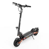 HKM-T10M Pro 46.9 Miles 60V 18Ah 1080Wh 2000W Dual-Motor Drive Long-Range Off-Road Electric Scooter - Black