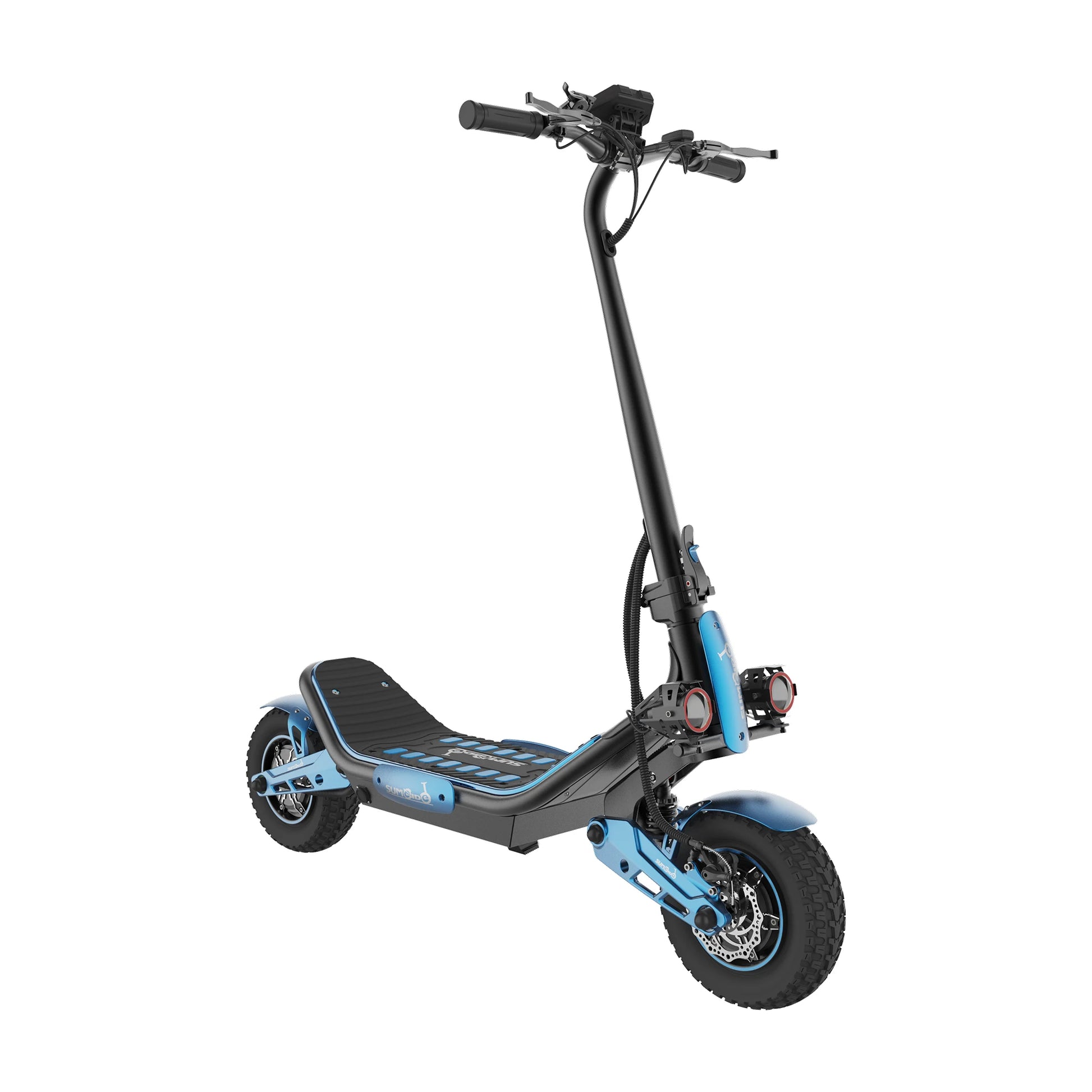HKM-Z3M 43.5 Miles 60V 23Ah 1380Wh 3000W Dual-Motor Drive Long-Range Foldable Electric Scooter - Black