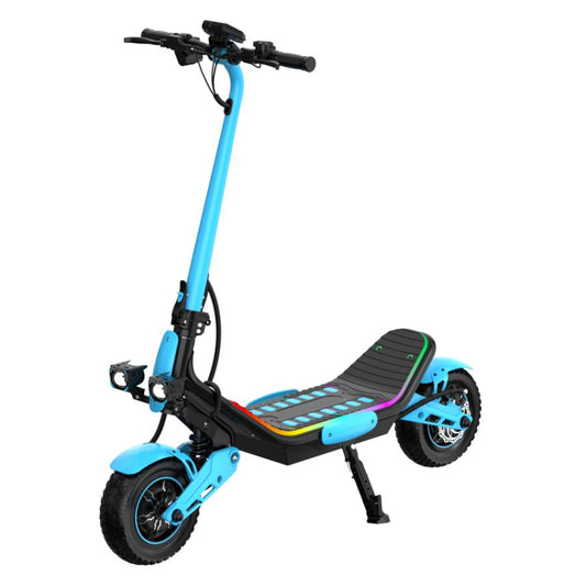 HKM-Z3M 43.5 Miles 60V 23Ah 1380Wh 3000W Dual-Motor Drive Long-Range Foldable Electric Scooter - Black