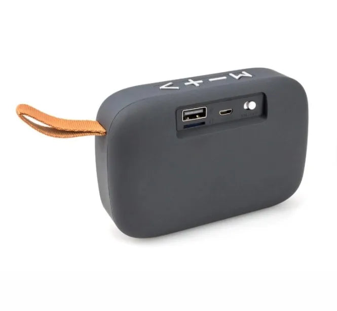 KTX-529683 Portable Fabric Bluetooth Speaker with High-Quality Sound and Rechargeable Battery