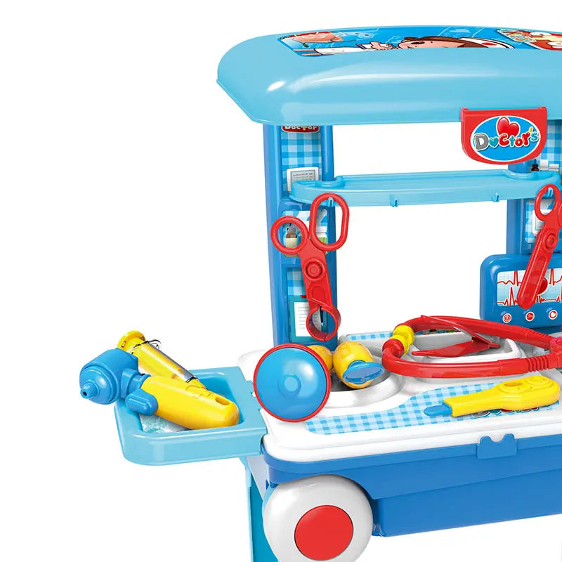 KTX-654675 Kids Educational Medical Toy Doctor Set for Pretend Play - Ages 2-7, ABS Plastic, Includes Tools