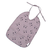 HKM-113299 Reusable Waterproof Polyester Baby Feeding Bib with Long Sleeve