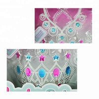 HKM-785747 Customizable Princess Dress-Up Beauty Makeup Set for Kids with Jewelry and Accessories