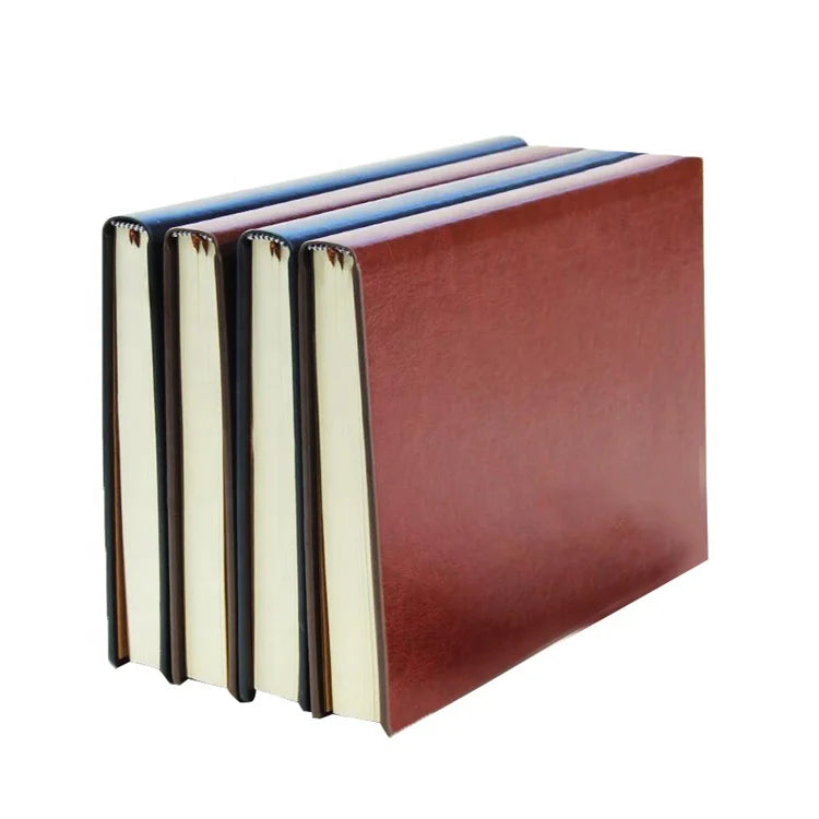 KTX-523219 A5 Lined Hardcover Leather Notebook for Back to School Use