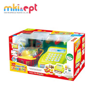 HKM-704403 Educational Battery Operated Cash Register Toy with Microphone for Kids Ages 2-7