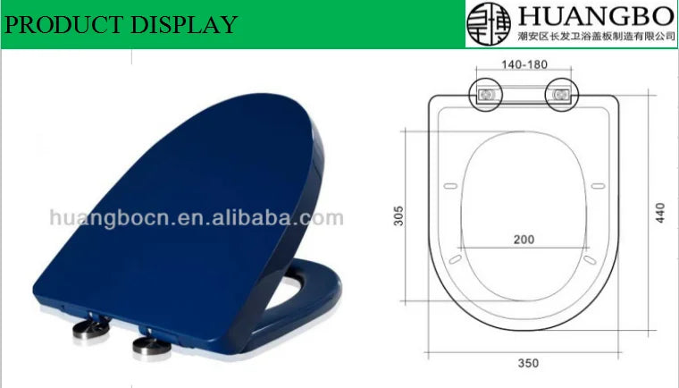 KTX-064211 Custom Colour European Style Ceramic Toilet Seat Cover Accessories