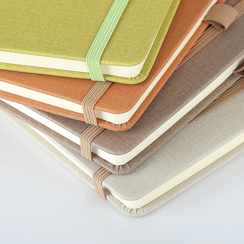 KTX-030547 Custom A5 Hardcover Notebooks with Various Paper Options and Binding Styles