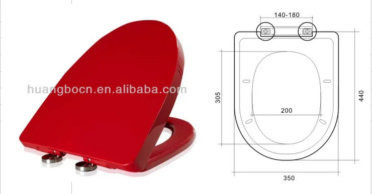 KTX-064211 Custom Colour European Style Ceramic Toilet Seat Cover Accessories