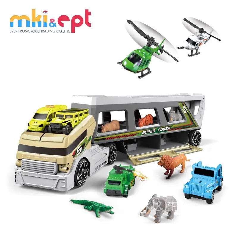 HKM-966547 Eco-Friendly Animal Toy Set for Kids - Fun Zoo Figures 11-30 CM, Ages 2-13