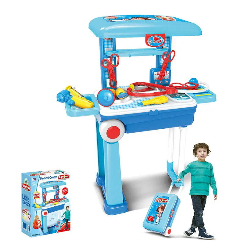 KTX-654675 Kids Educational Medical Toy Doctor Set for Pretend Play - Ages 2-7, ABS Plastic, Includes Tools