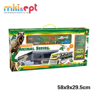 HKM-966547 Eco-Friendly Animal Toy Set for Kids - Fun Zoo Figures 11-30 CM, Ages 2-13