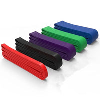HKM-747731 Heavy Duty Resistance Bands - Set of 5 Exercise Stretch Bands for Fitness Workouts