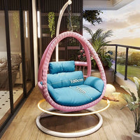 Modern Design Indoor Outdoor Rocking Swing Bird's Nest Balcony Hammock Chair 2-Seater Outdoor Furniture Hanging Basket Swing