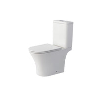 HKM-3296467 Smart Toilet With One Piece Round Siphon Flush Dual Flush Soft Closing White Ceramic Floor Mounted Bidet Seat