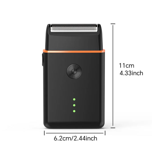 HKM-357267 Rechargeable Men's Foil Shaver with Detachable Cutter Head and USB Charging