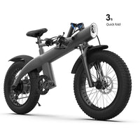 HKM-8174547 Adult Electric Bicycle Powered by 750W Motor, 20 MPH Top Speed, 48V System and 48V 13.0Ah Battery for Daily Commuting