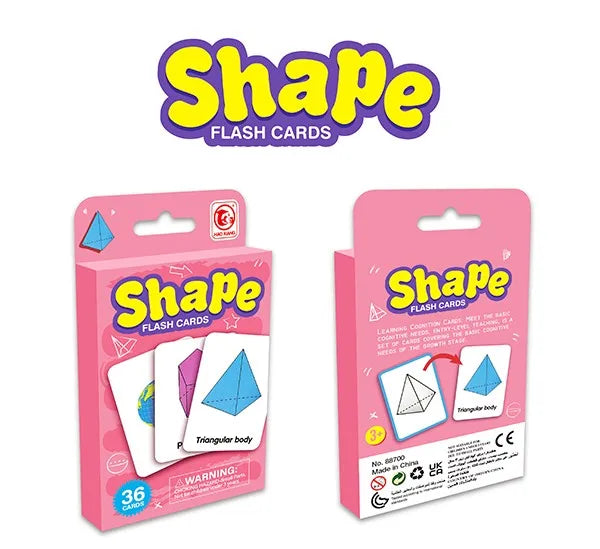 HKM-905619 Early Learning Math Educational Cards - 36 Piece Set for Kids