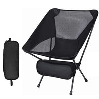 HKM-585043 Portable 7075 Aluminum Folding Moon Chair for Outdoor Activities, Includes Carry Bag