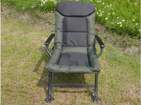 HKM-322899 Folding Fishing Chair with Metal Iron Frame and Solid Wood Seat for Outdoor Camping and Garden Use