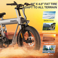 HKM-1752531 Adult Electric Bicycle Featuring 1500W Motor, 20 MPH Top Speed, 48V System and 48V 20.0Ah Battery for Daily Commuting