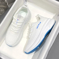 HKM-917843 K2509 Fashion Women Lace-up Front Walking Sneakers Shoes Comfortable Sport Outdoor Running Shoes